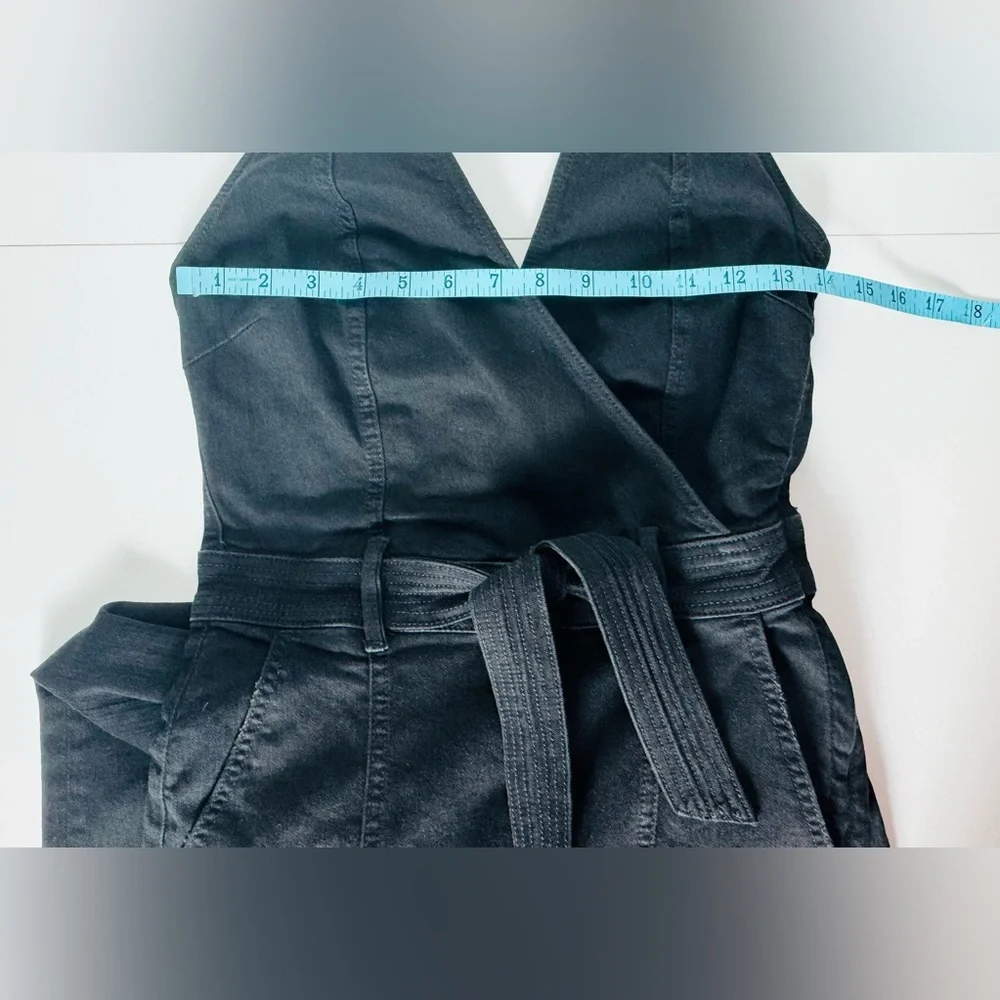 Mother The Halter Doozy Jumpsuit Black 26 Not Guilty EXCELLENT - Picture 13 of 16